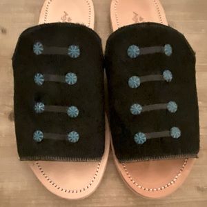 Agave Sky Cowhide Sandals